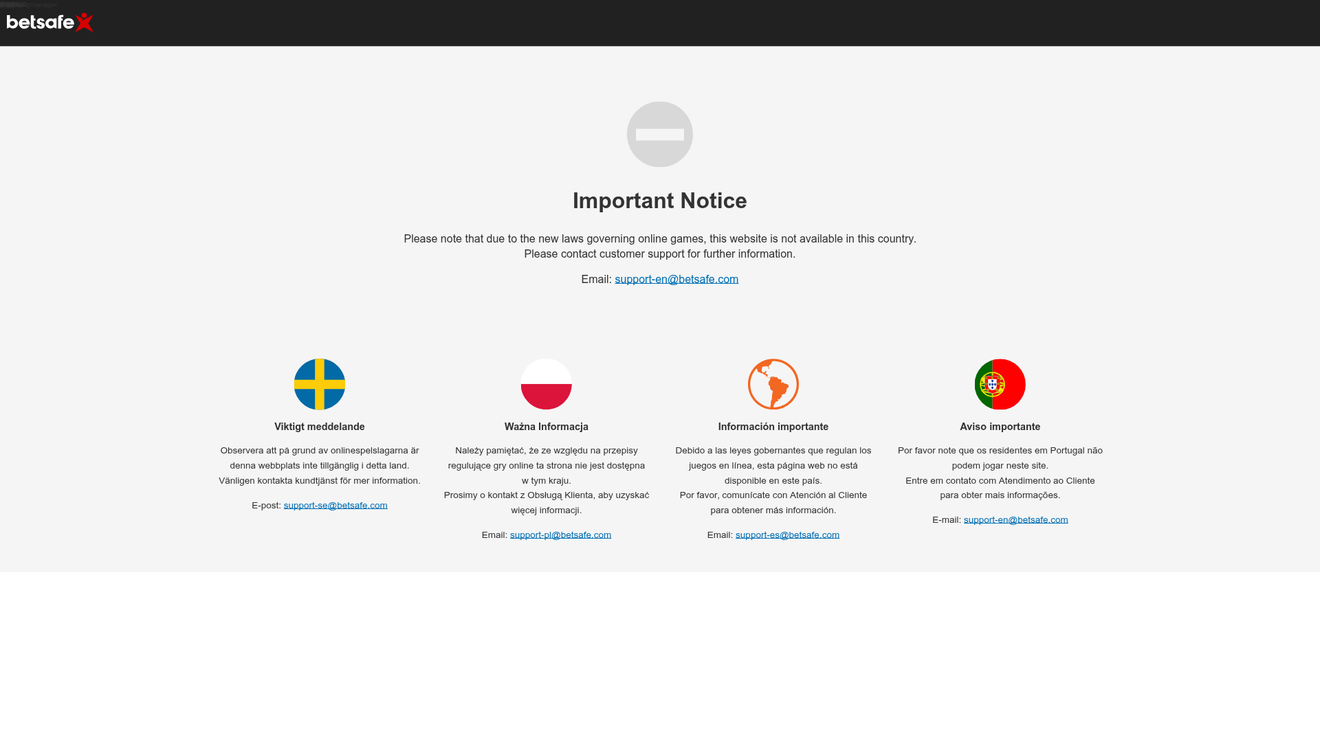 Betsafe hjemmeside screenshot 2026 - casino bonus oversigt